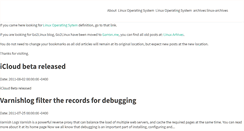 Desktop Screenshot of go2linux.garron.me